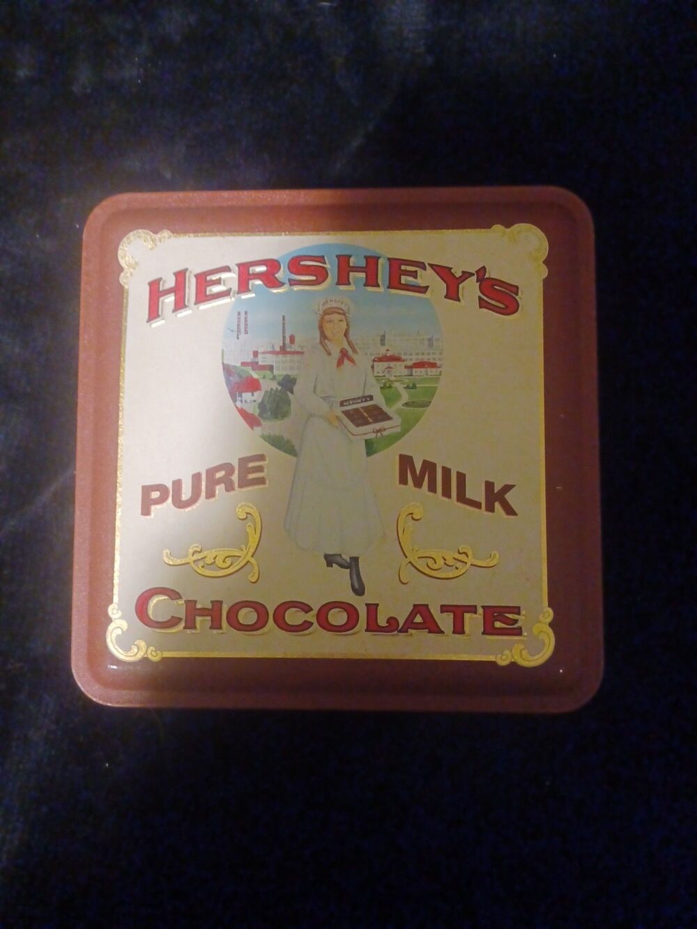 Vintage Hershey’s Pure Milk Chocolate Tin - Vintage Edition #2 - Hershey Girl